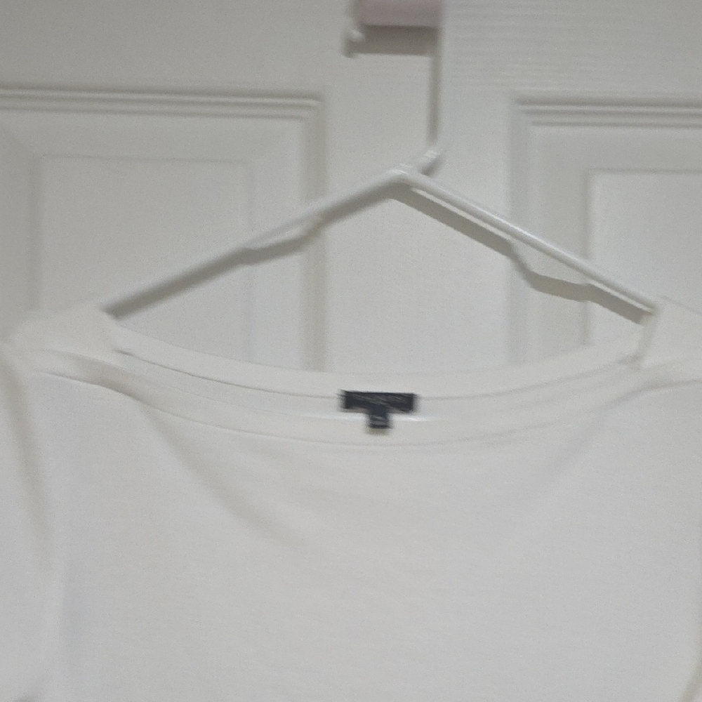Talbots White Boatneck Long Sleeve Top - Picture 4 of 4